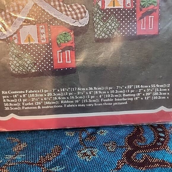 Vtg New Gingerbread House Ornament Kit Yours Truly 1981 Made In USA 6 Inches - Picture 4 of 5